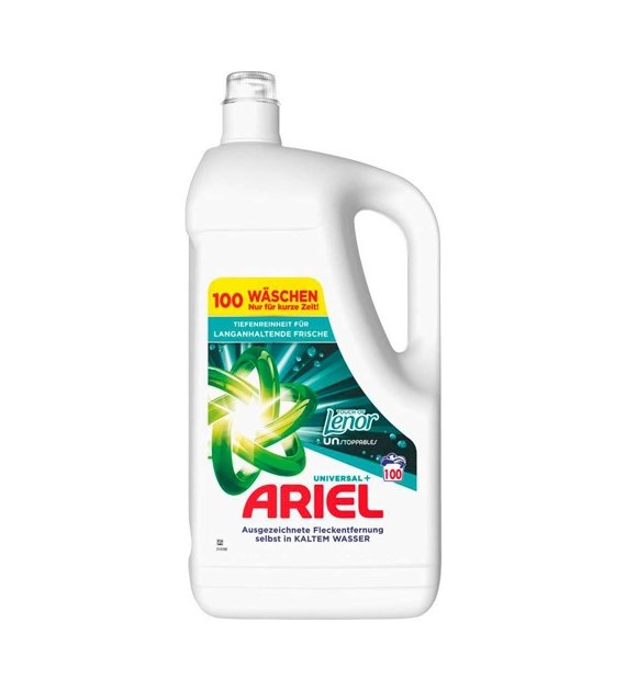 Ariel Universal+ Touch of Lenor Gel 100p 5L