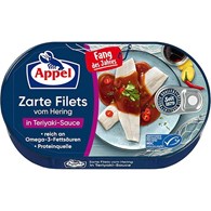 Appel Zarte Filets Hering Teriyaki Sauce 190g