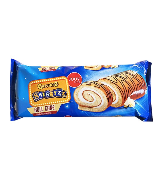 Jouy&Co Cravingz Swissyzz Roll Cake Vanilla 150g