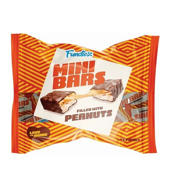 Fundiez Mini Bars Peanuts Batoniki 12szt 190g