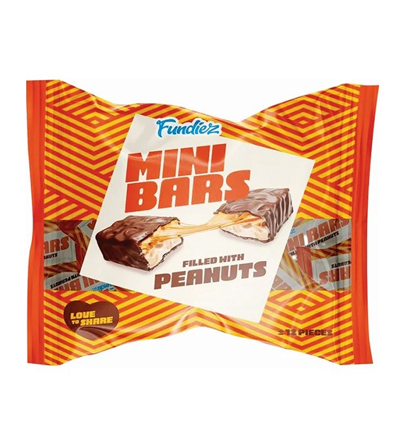 Fundiez Mini Bars Peanuts Batoniki 12szt 190g