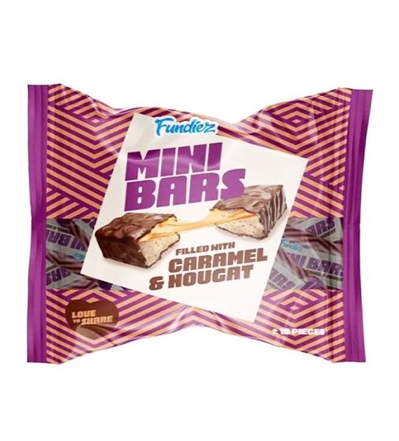 Fundiez Mini Bars Caramel & Nougat 12szt 190g