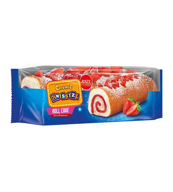 Jouy&Co Cravingz Swissyzz Roll Cake Strawberr 150g