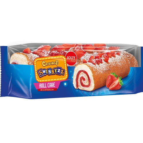 Jouy&Co Cravingz Swissyzz Roll Cake Strawberr 150g