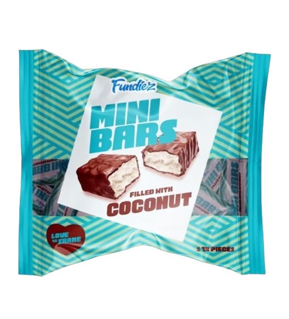 Fundiez Mini Bars Coconut Batoniki 12szt 190g