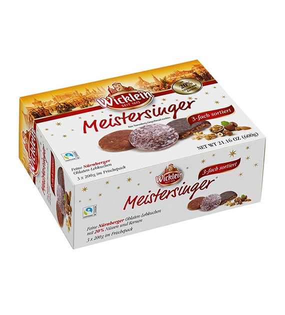 Wicklein Meistersinger Pierniki 3 Rodzaje 600g
