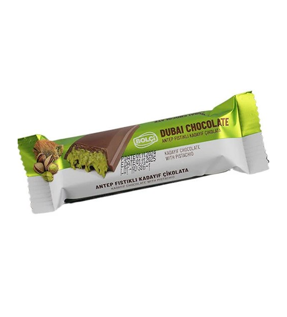 Bolci Dubai Chocolate Kadayif Pistachio Baton 30g