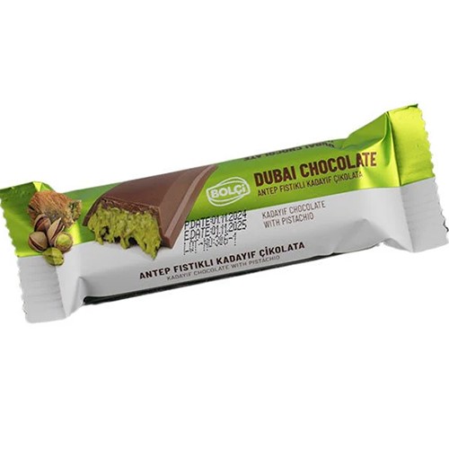 Bolci Dubai Chocolate Kadayif Pistachio Baton 30g