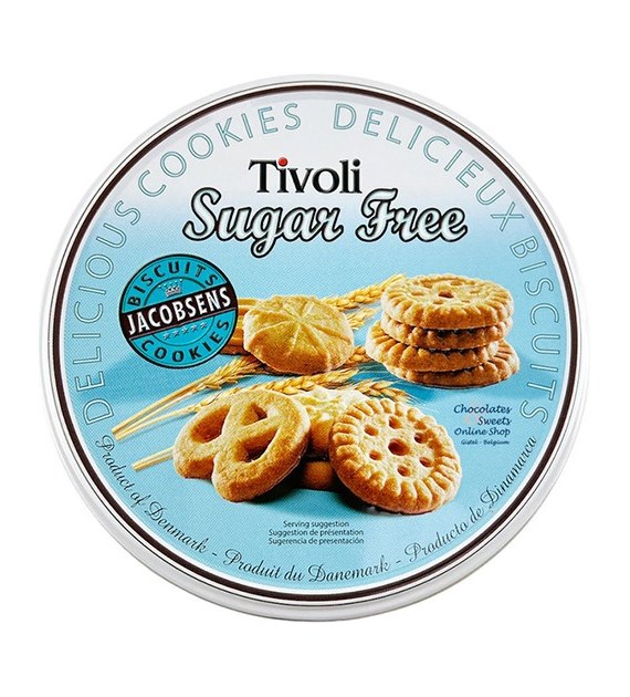 Tivoli Sugar Free Ciasteczka Puszka 142g