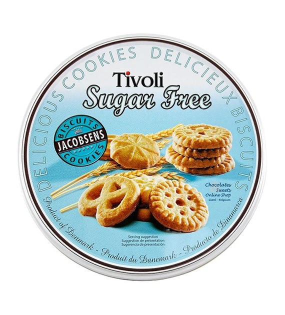 Tivoli Sugar Free Ciasteczka Puszka 142g
