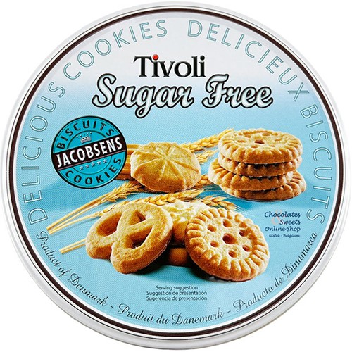 Tivoli Sugar Free Ciasteczka Puszka 142g