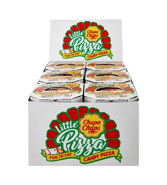 Chupa Chups Little Candy Pizza Karton 30szt 1,2kg