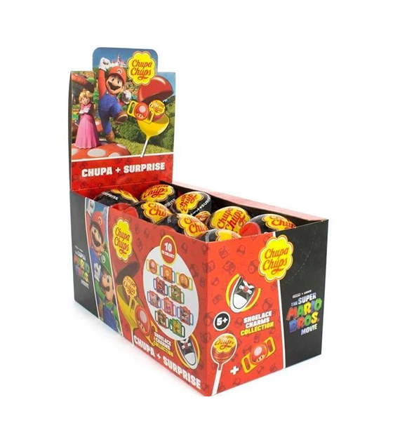 Chupa Chups Mario Lizak Niespodzianka 16szt 192g