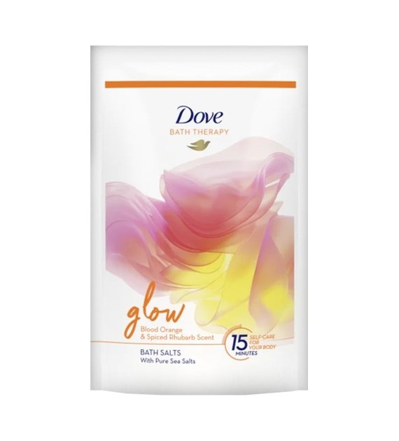 Dove Glow Orange & Rhubarb Sól do Kąpieli 400g