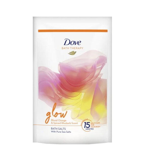 Dove Glow Orange & Rhubarb Sól do Kąpieli 400g