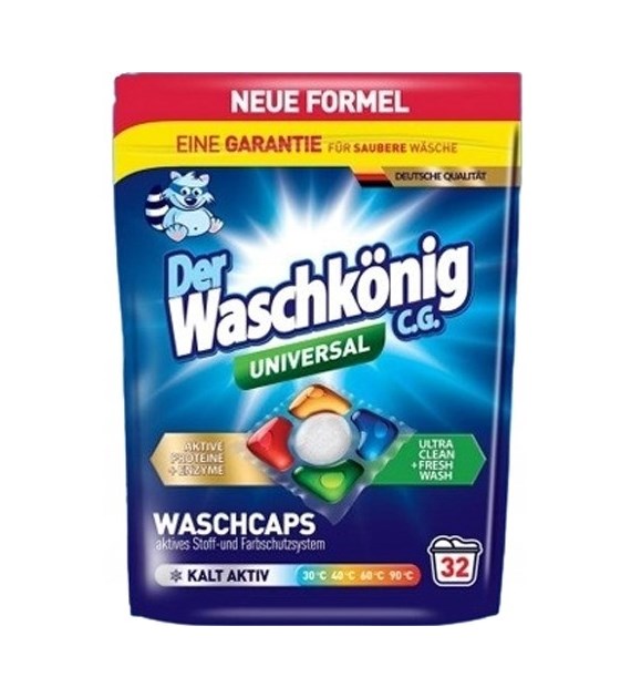 Waschkonig Universal Waschcaps 32p 608g