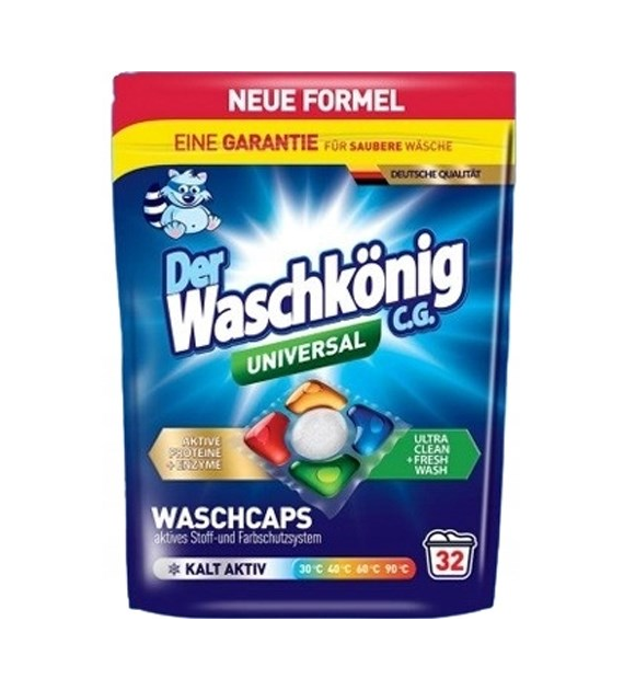 Waschkonig Universal Waschcaps 32p 608g