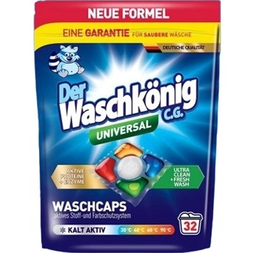 Waschkonig Universal Waschcaps 32p 608g