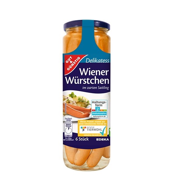 G&G Wiener Wurstchen Parówki 6szt 300/680g