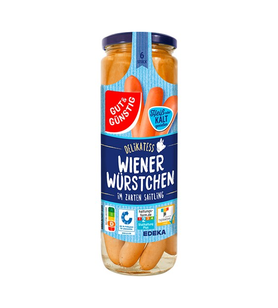 G&G Wiener Wurstchen Parówki 6szt 250/550g