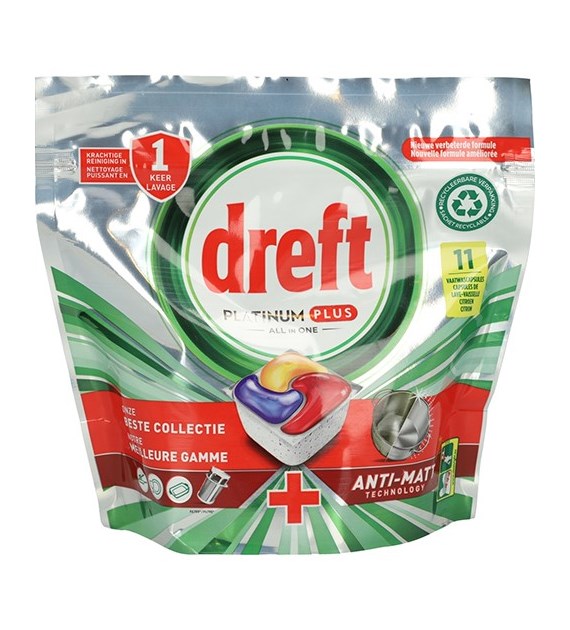 Dreft Platinum Plus All in One Citron 11szt 171g