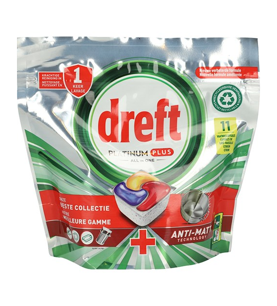 Dreft Platinum Plus All in One Citron 11szt 171g