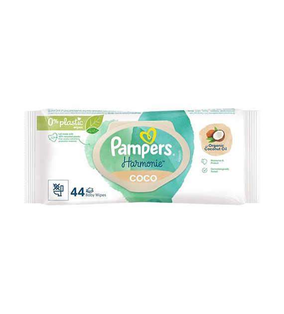 Pampers Harmonie Coco Mokre Chusteczki 44szt