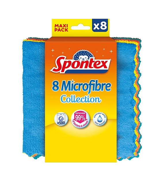 Spontex Ścierki z Mikrofibry 8szt