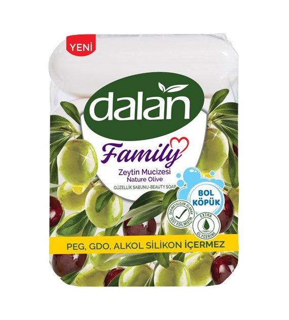 Dalan Family Nature Olive Mydło Kostka 4szt 300g