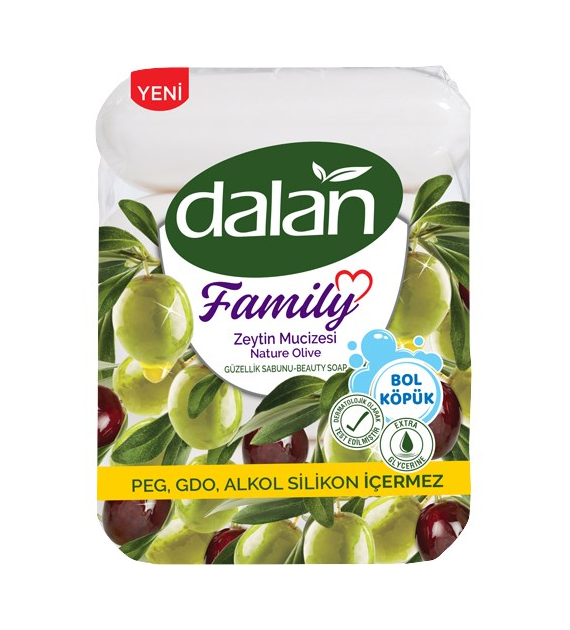 Dalan Family Nature Olive Mydło Kostka 4szt 300g