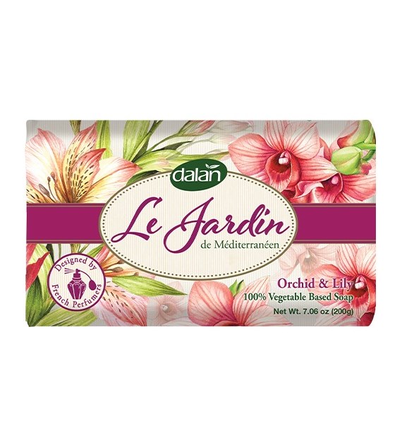 Dalan Le Jardin Orchid & Lily Mydło Kostka 200g