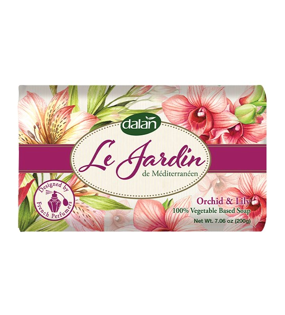 Dalan Le Jardin Orchid & Lily Mydło Kostka 200g