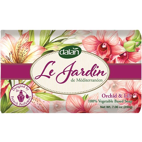 Dalan Le Jardin Orchid & Lily Mydło Kostka 200g