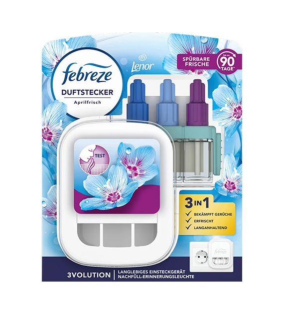 Febreze Aprilfrisch Zestaw Wtyczka + 3 Odś 20ml