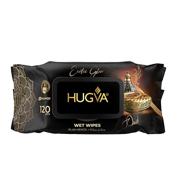 Hugva Exotic Glow Oud Mokre Chusteczki 120szt