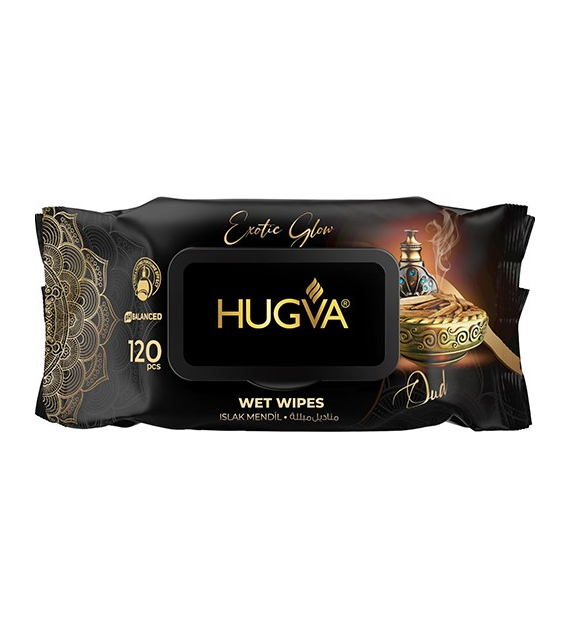 Hugva Exotic Glow Oud Mokre Chusteczki 120szt