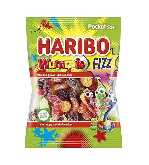 Haribo Wummis Fizz Pocket Size 100g