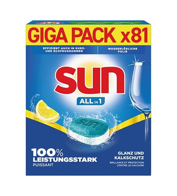 Sun All in 1 Tabs Lemon 81szt 1,4kg
