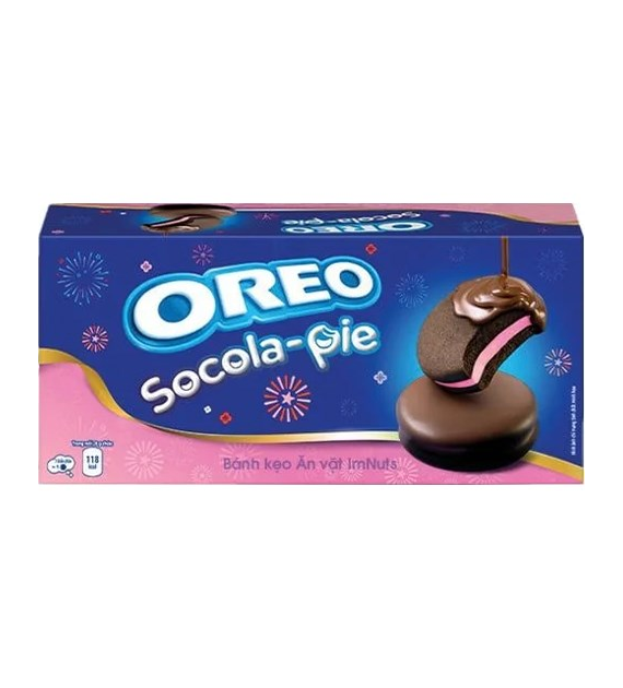 Oreo Socola Pie Truskawka Ciastka 168g