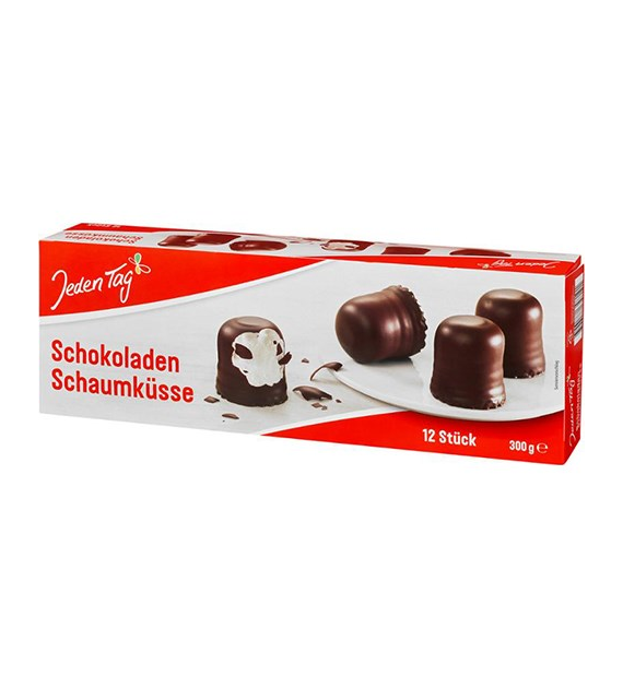 Jeden Tag Schokoladen Schaumkusse 12szt 300g