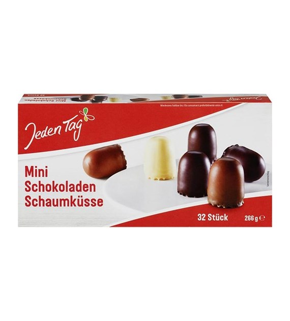 Jeden Tag Mini Schokoladen Schaumkusse 32szt 266g