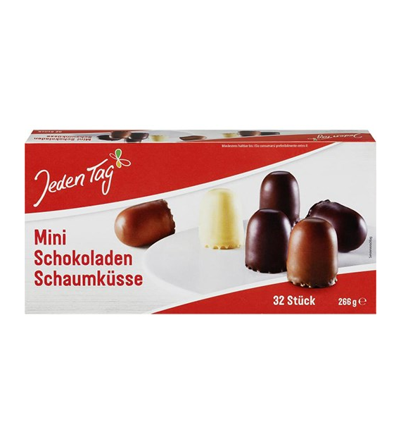 Jeden Tag Mini Schokoladen Schaumkusse 32szt 266g