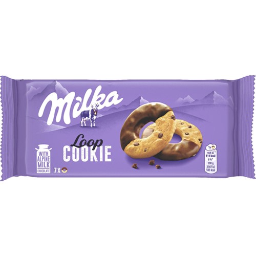 Milka Loop Cookie Ciastka 7szt 154g