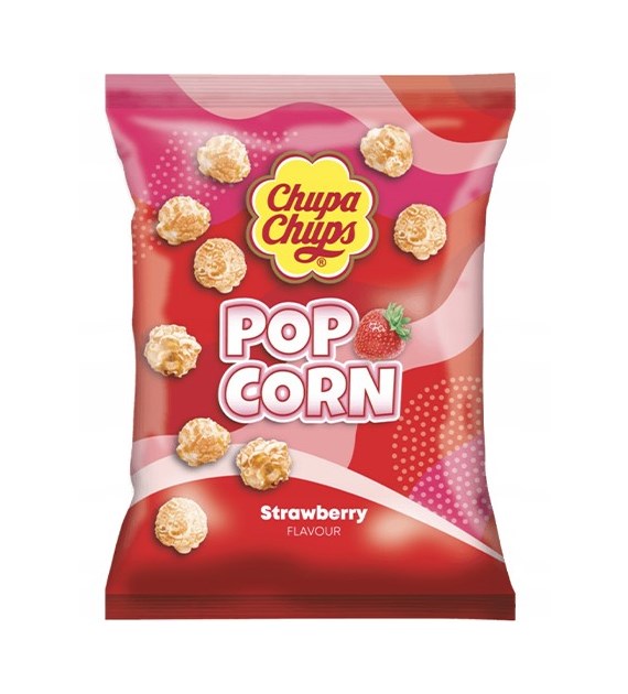 Chupa Chups Popcorn Strawberry 90g