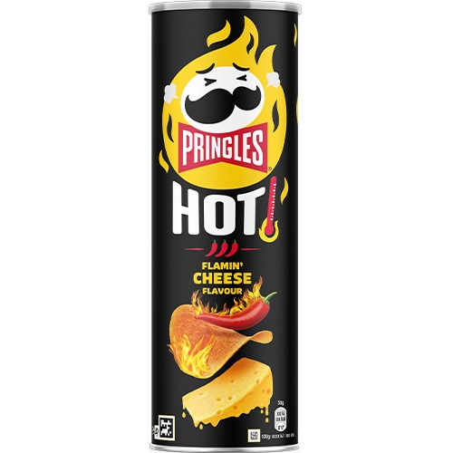 Pringles Hot Flamin' Cheese Flavour 160g