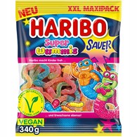 Haribo Super Wummis Sauer Vegan 340g NEW