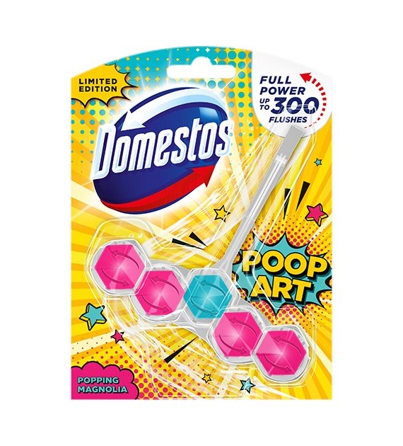 Domestos Popping Magnolia Zawieszka WC 55g