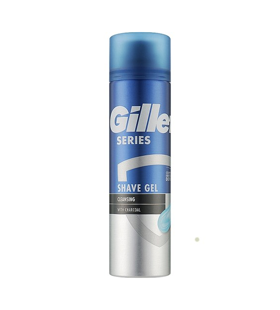 Gillette Series Cleansing Charcoal Shave Gel 200ml