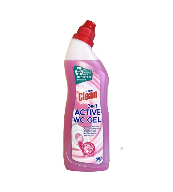 At Home Clean 3in1 Active WC Gel Pink Power 750ml