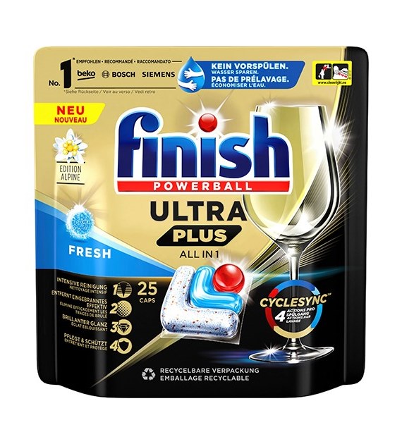 Finish Powerball Ultra Plus Alpine 25szt 305g